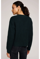 GENTLE FAWN MARCIE V-NECK SWEATER WINTERGREEN