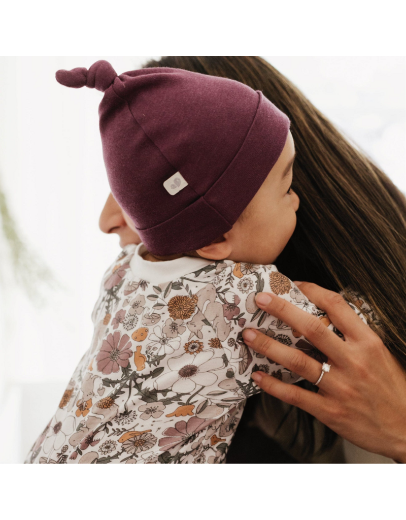 PERLIM PINPIN BAMBOO KNOTTED INFANT HATS