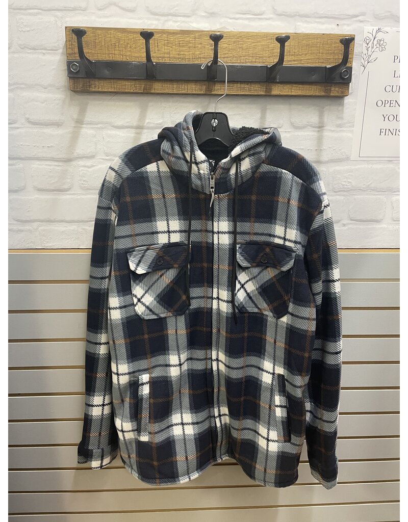 POLAR FLEECE HOODED SWEATER