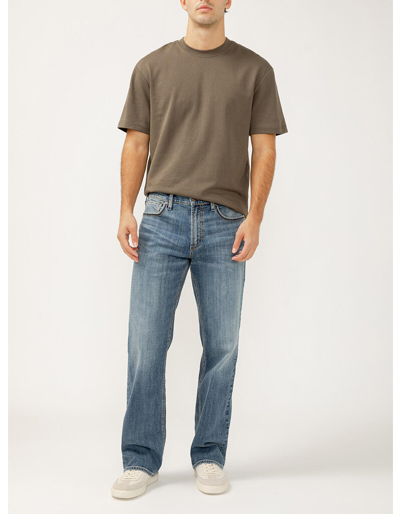 SILVER JEANS ZAC COTTON JEAN - NEW WAVE - 32 LEG