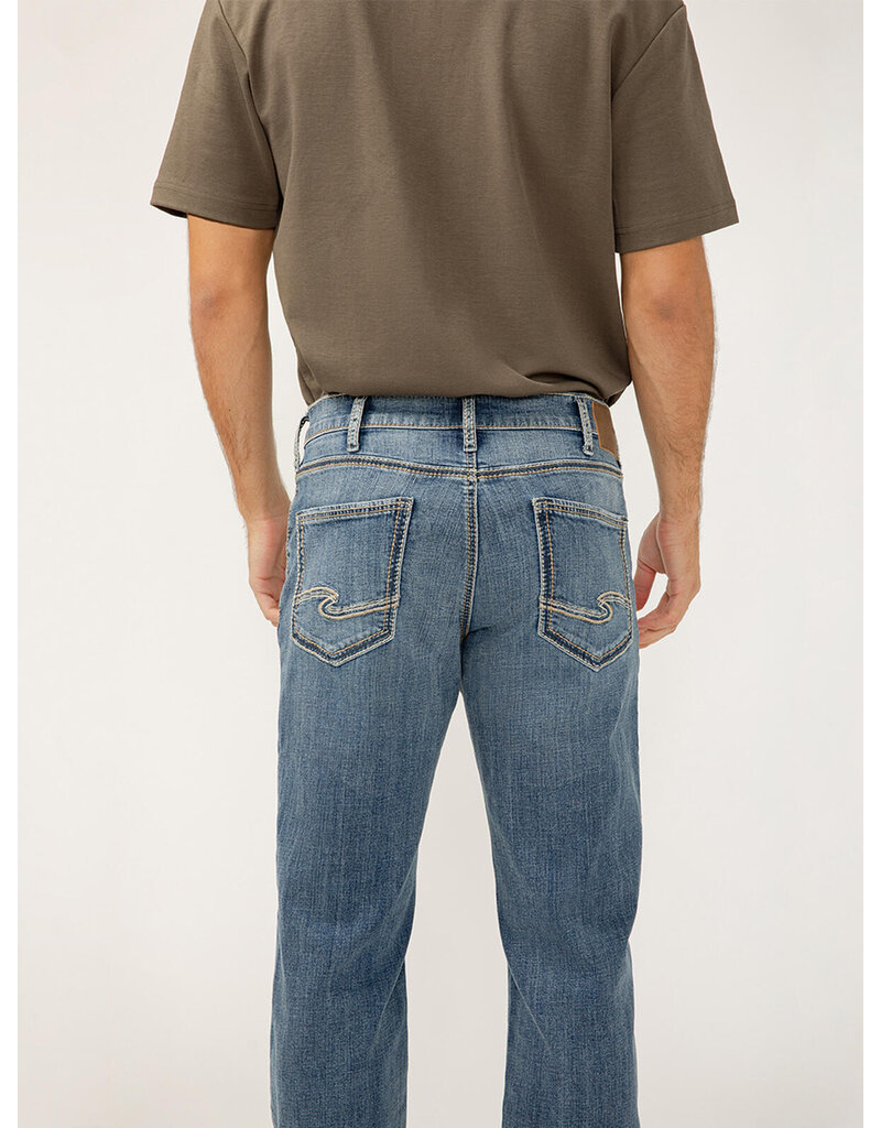 SILVER JEANS ZAC COTTON JEAN - NEW WAVE - 32 LEG