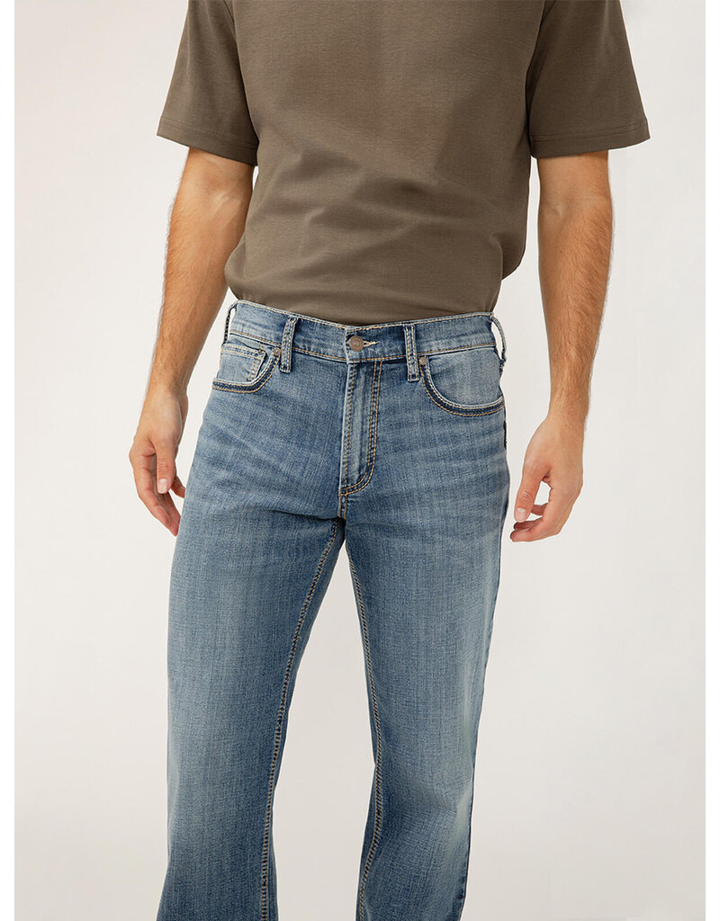 SILVER JEANS ZAC COTTON JEAN - NEW WAVE - 32 LEG