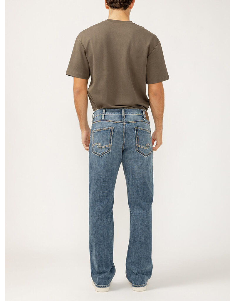 SILVER JEANS ZAC COTTON JEAN - NEW WAVE - 32 LEG