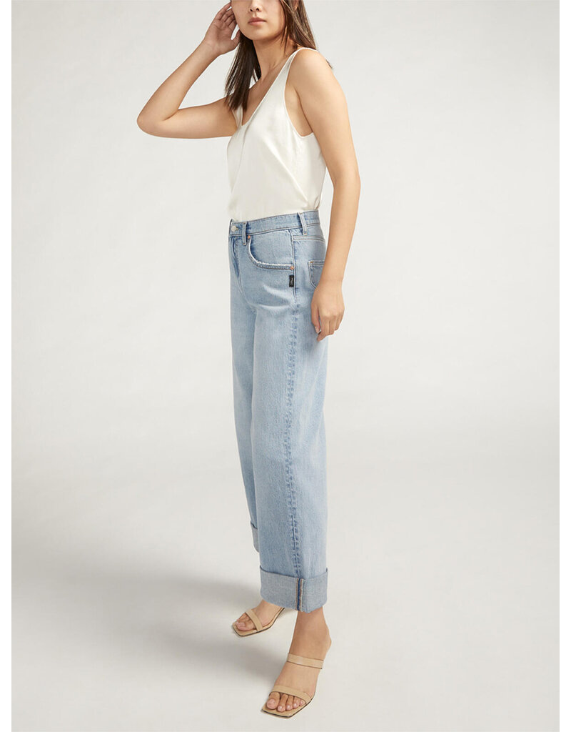 SILVER JEANS LOOSE & LOW - 33 LEG - COTTON JEAN