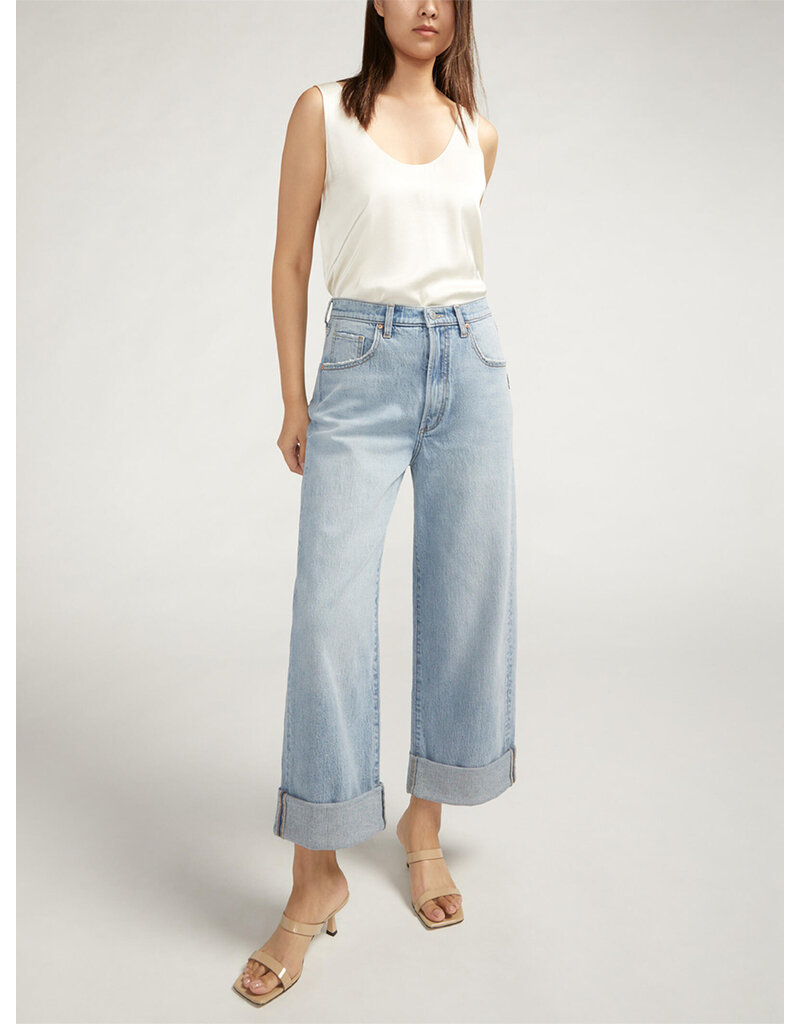 SILVER JEANS LOOSE & LOW - 33 LEG - COTTON JEAN