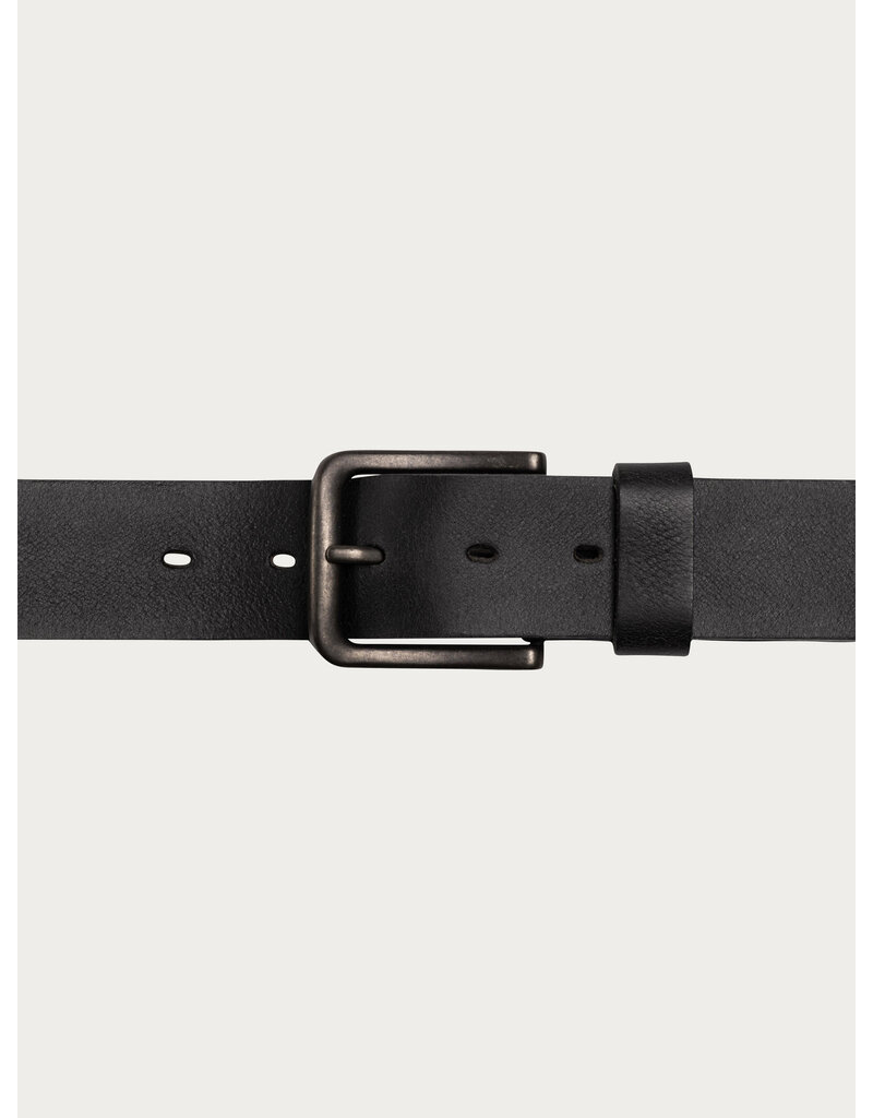 SILVER JEANS LEATHER STRAP W. STITCH DETAIL BELT