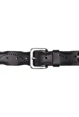 SILVER JEANS LEATHER BELT W. STUD - 38MM