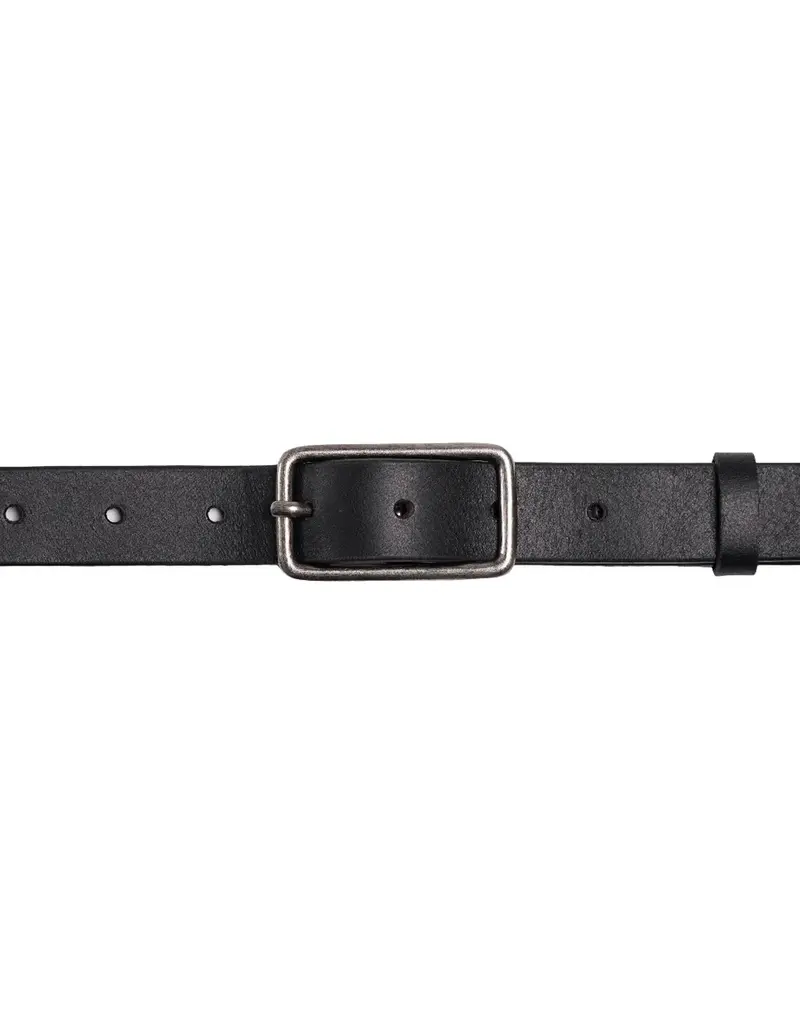 SILVER JEANS LEATHER FLORAL BELT - 25MM