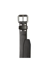 SILVER JEANS LEATHER RIV & ROLL BELT - 38MM