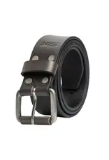 SILVER JEANS LEATHER RIV & ROLL BELT - 38MM