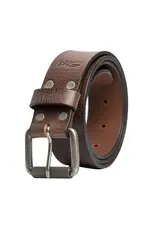 SILVER JEANS LEATHER RIV & ROLL BELT - 38MM