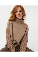 RIBBED OATMEAL SWEATER