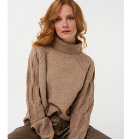 RIBBED OATMEAL SWEATER
