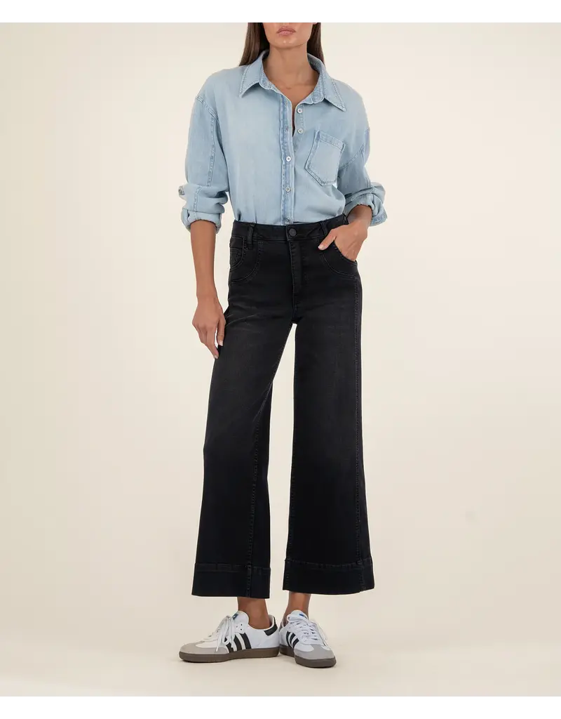 KUT MEG HIGH RISE WITH GLITTERING WASH