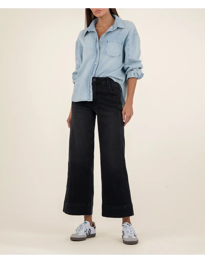 KUT MEG HIGH RISE WITH GLITTERING WASH