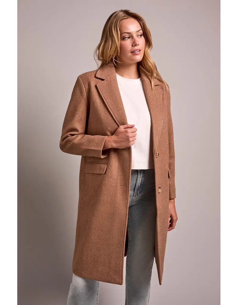 TRIBAL TRENCH COAT w/FOOLER  HOOD