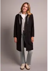 TRIBAL TRENCH COAT w/FOOLER  HOOD