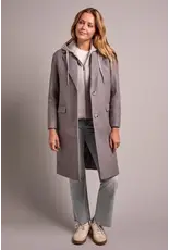 TRIBAL TRENCH COAT w/FOOLER  HOOD