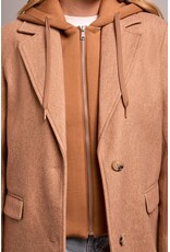 TRIBAL TRENCH COAT w/FOOLER  HOOD