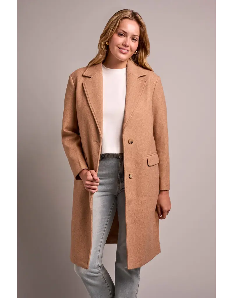 TRIBAL TRENCH COAT w/FOOLER  HOOD