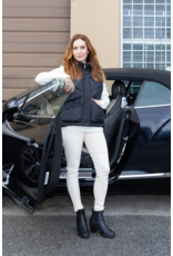 SHORT PUFFER VEST w/HOOD