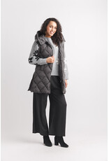 PUFFER VEST - HOODED & SIDE ZIP