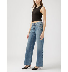 SILVER JEANS SUKI WIDE LEG JEAN 31" LEG  INDIGO