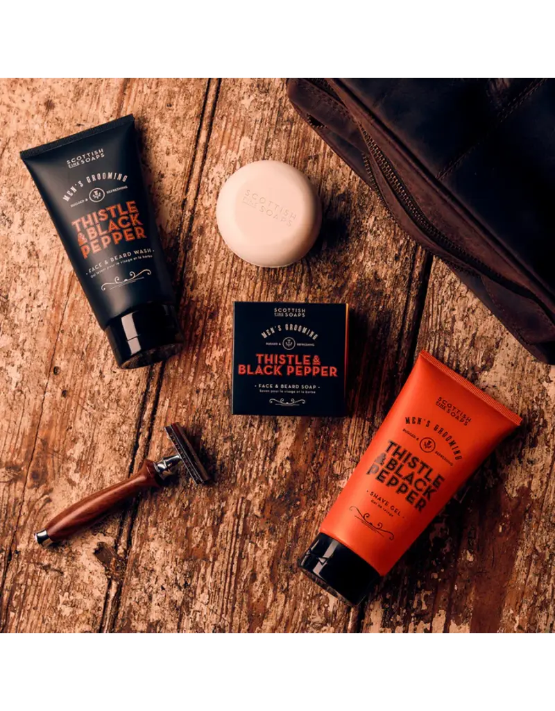 SCOTTISH FINE SOAPS SCOTTISH FINE SOAPS  THISTLE BLACK PEPPER SHAVE GEL