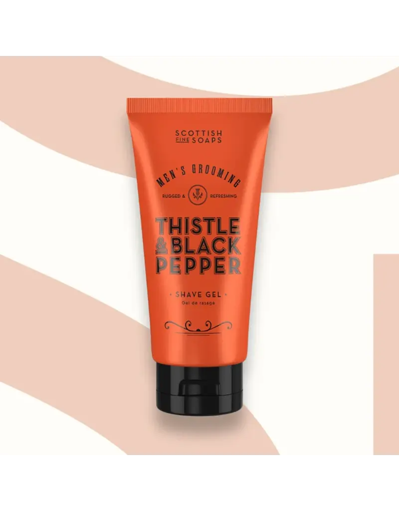 SCOTTISH FINE SOAPS SCOTTISH FINE SOAPS  THISTLE BLACK PEPPER SHAVE GEL