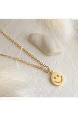 PIKA & BEAR HAVE A NICE DAY NECKLACE- GOLD