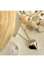 PIKA & BEAR TRESNA HEART CHARM NECKLACE