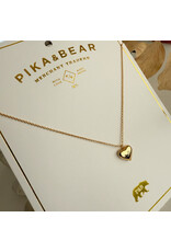 PIKA & BEAR TRESNA HEART CHARM NECKLACE