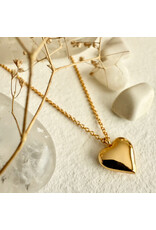 PIKA & BEAR TRESNA HEART CHARM NECKLACE