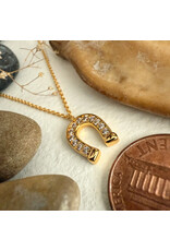 PIKA & BEAR VERMEJO HORSESHOE NECKLACE