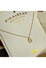 PIKA & BEAR VERMEJO HORSESHOE NECKLACE