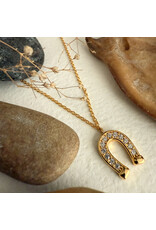 PIKA & BEAR VERMEJO HORSESHOE NECKLACE