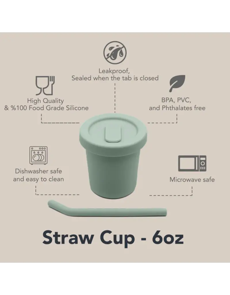 NOUKA NOUKA STRAW CUP - 6OZ