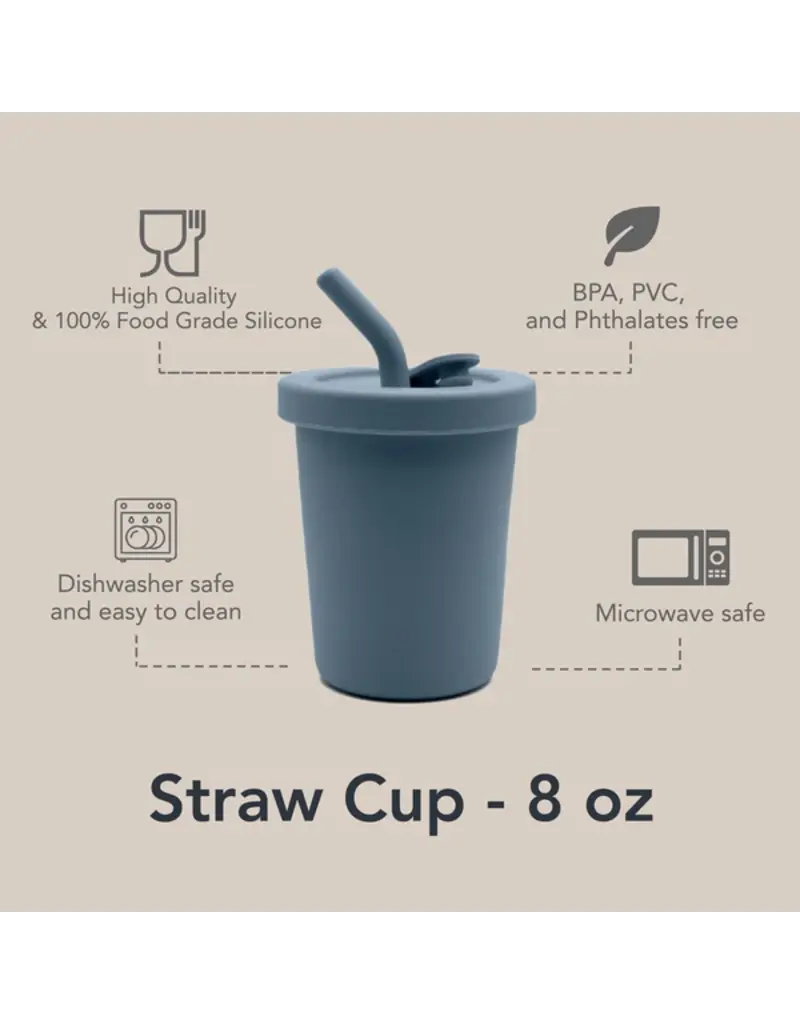NOUKA STRAW CUP - 8OZ