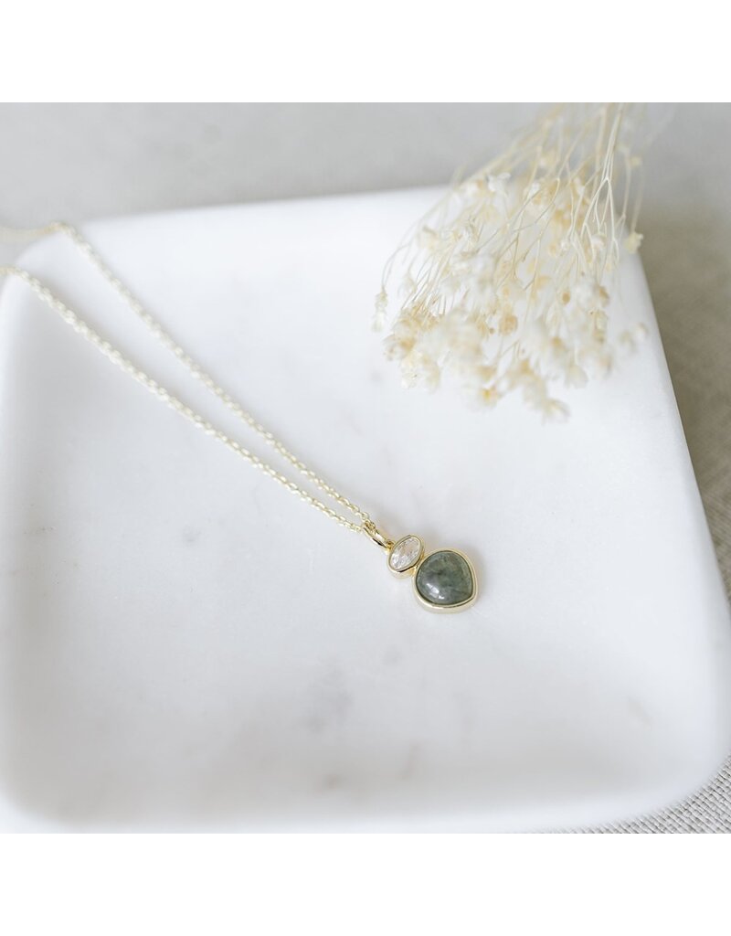 GLEE ANASTASIA NECKLACE  CLEAR