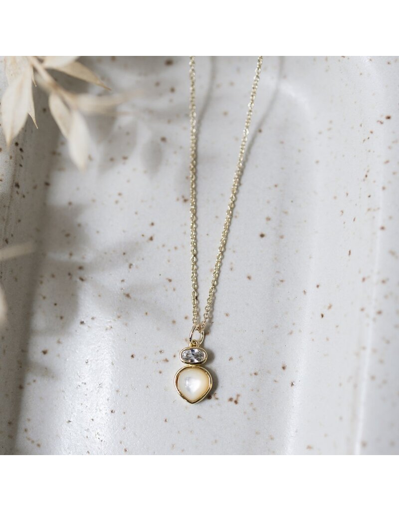 GLEE ANASTASIA NECKLACE  CLEAR