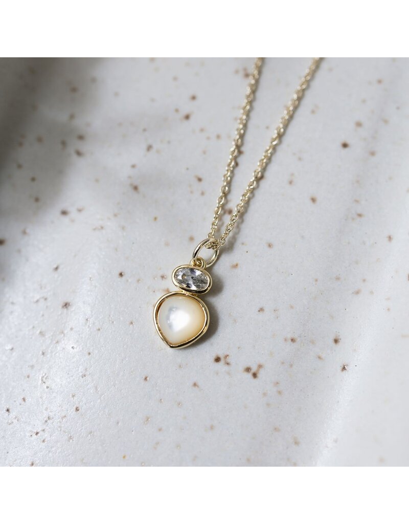 GLEE ANASTASIA NECKLACE  CLEAR