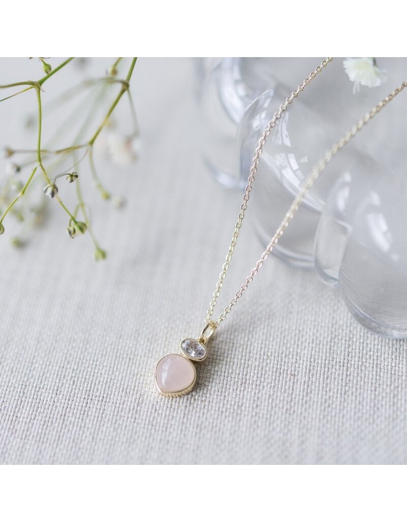 GLEE ANASTASIA NECKLACE  CLEAR