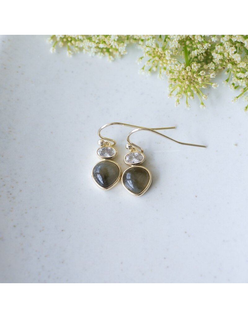 GLEE TASIA EARRINGS CLEAR