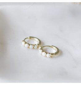 GLEE OPAL KISS OPALITE HOOPS