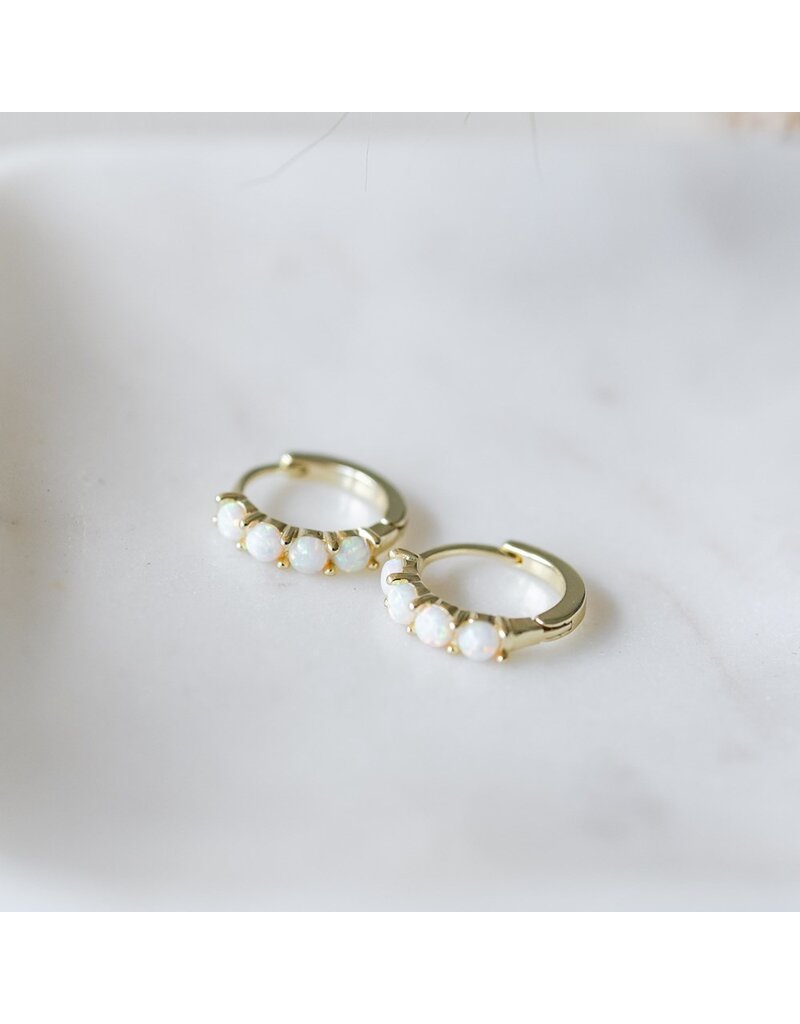 GLEE OPAL KISS OPALITE HOOPS