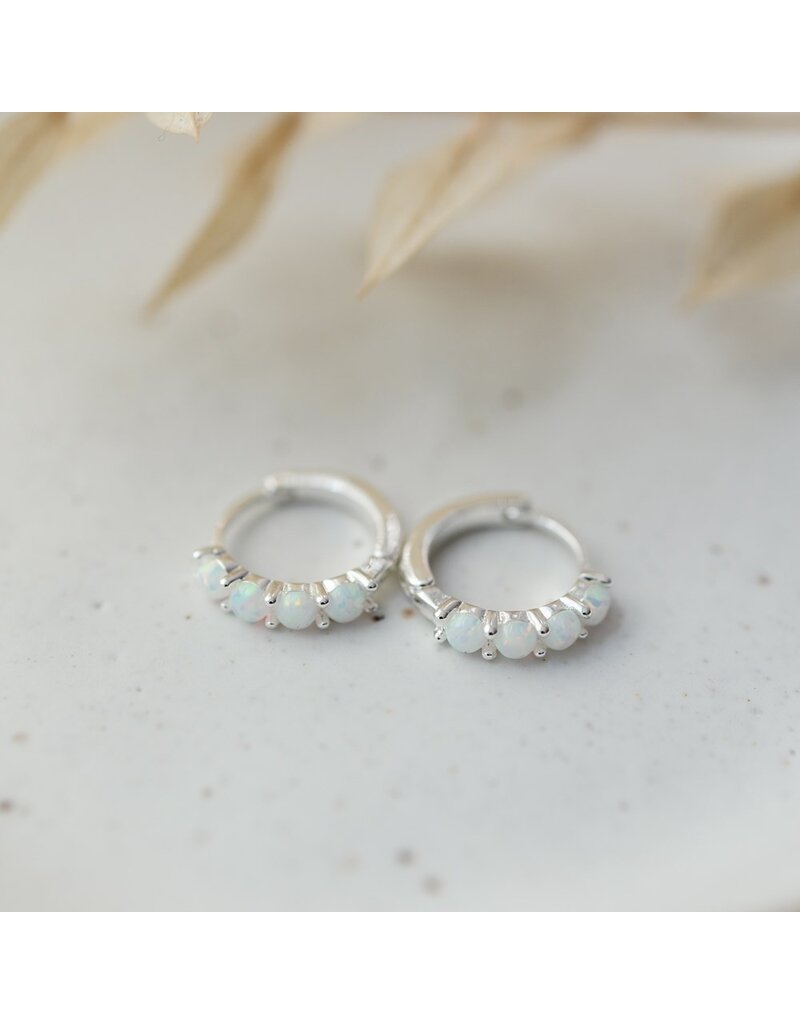 GLEE OPAL KISS OPALITE HOOPS