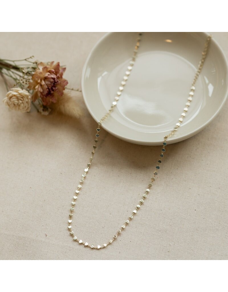 GLEE ROW OF HEARTS NECKLACE