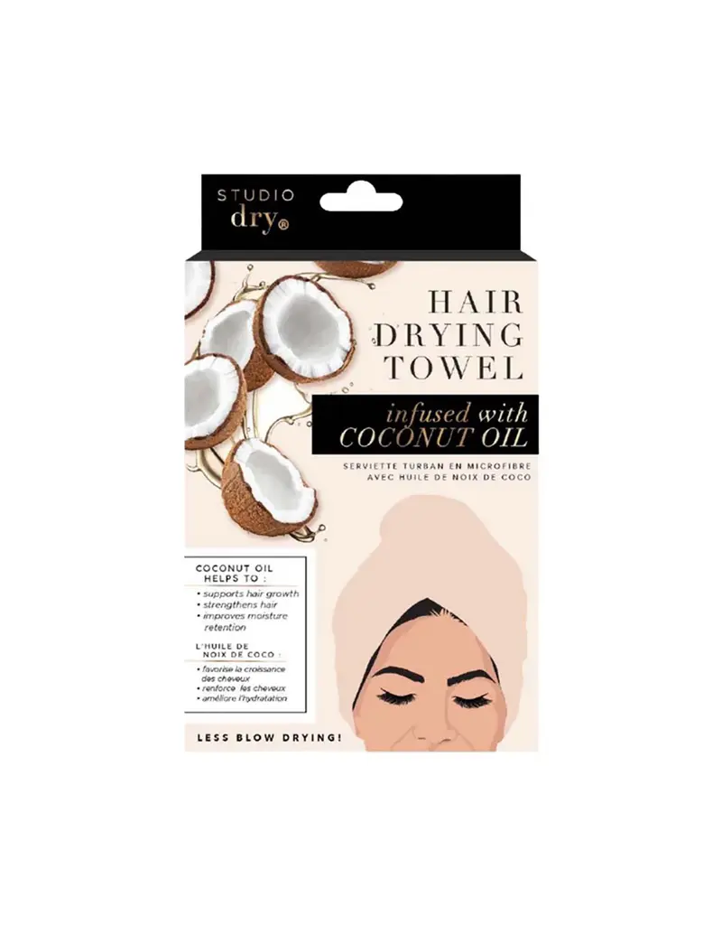 INFUSED TURBAN HAIR TOWEL