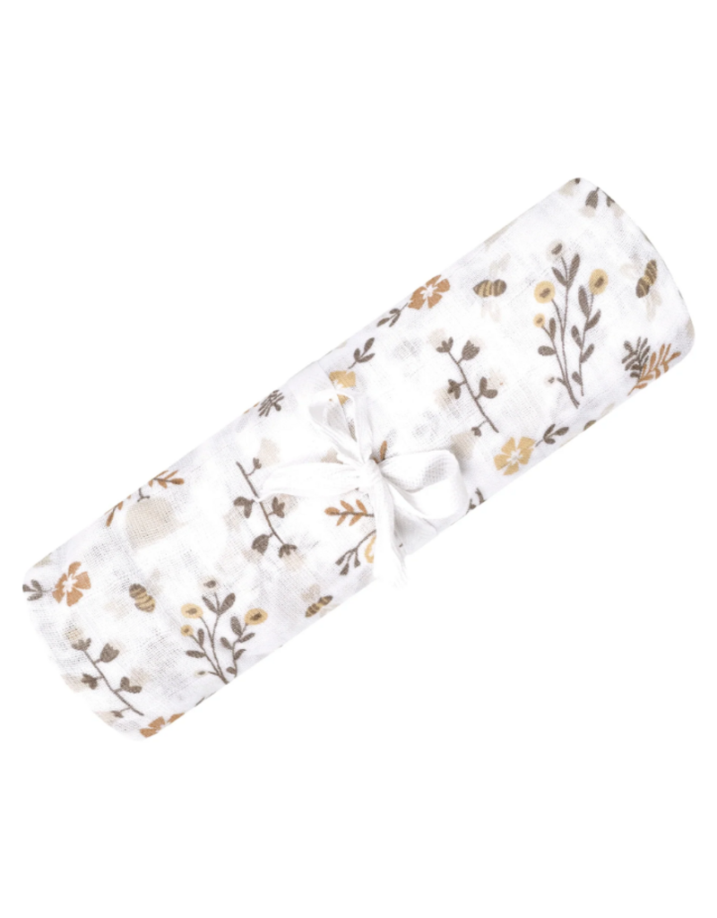 PERLIM PINPIN COTTON 48 X 48 MUSLIN BLANKET