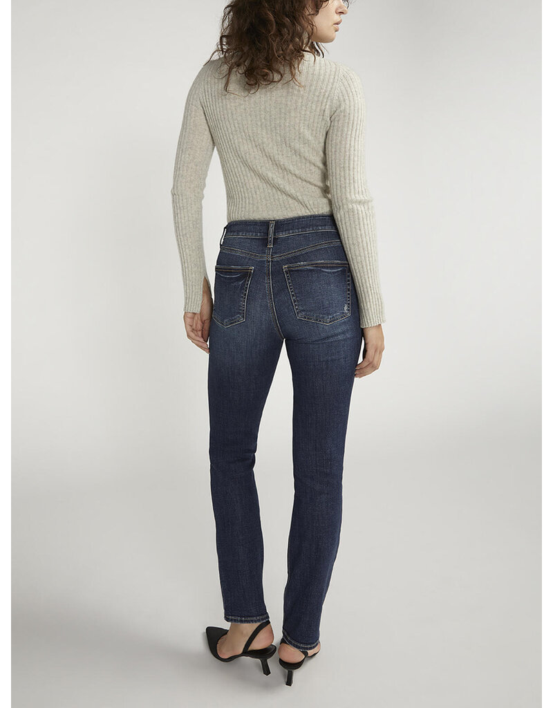 SILVER JEANS AVERY STRAIGHT - 31 LEG - COTTON BLND